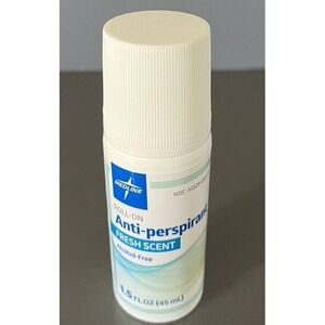 MedLine Roll On Anti-Perspirant Fresh Scent 1.5 FL OZ Alcohol Free Exp 01/27 New